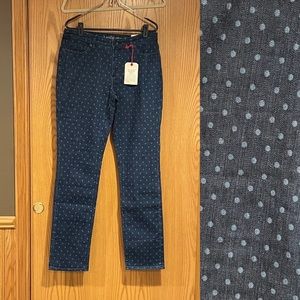 Lands’ End Mid Rise Slim Jean, Sz 8